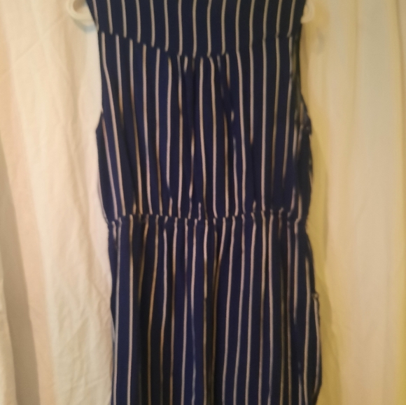 Lily Morgan Dress, size XLg, Navy blue with strap white. - Picture 4 of 6